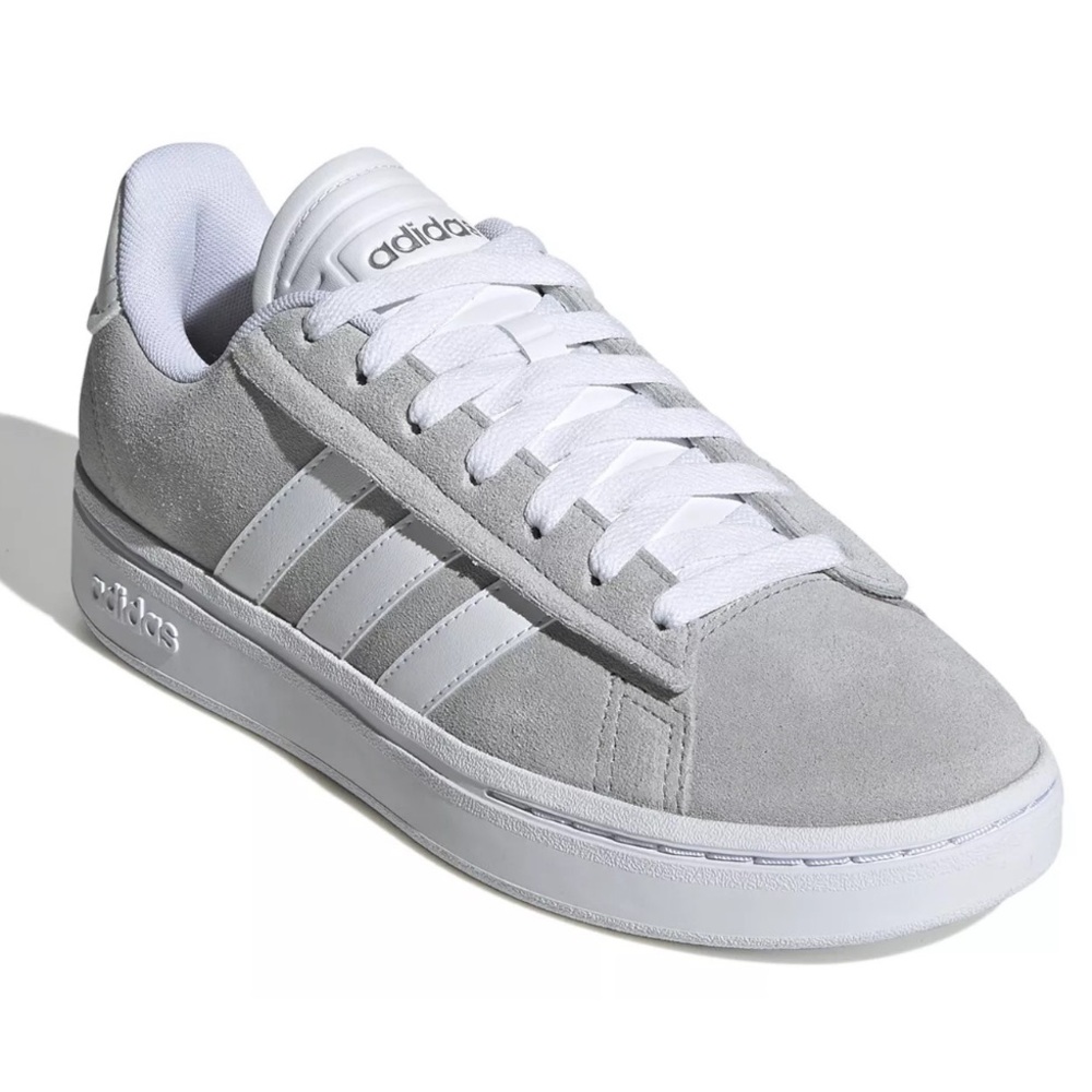 Adidas Gray and White Classic Sneakers